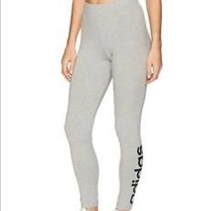 Adidas Grey cotton leggings